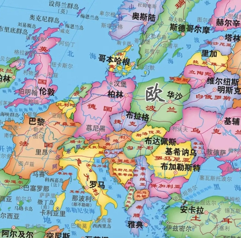 英法德意，谁的地理位置更好？英国的缺点是岛国，不在欧洲大陆上，德国的缺点是海岸