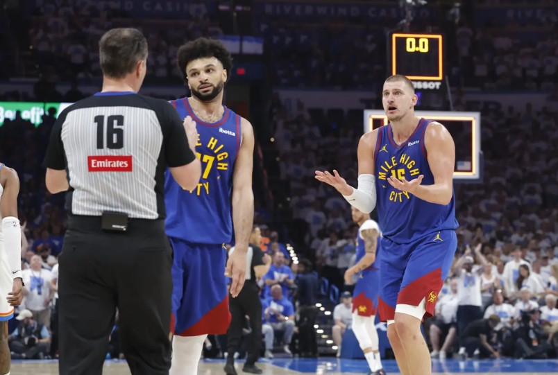 掘金这种比赛都能输了？约基奇：36分18篮板13助攻穆雷：34分11篮板4助