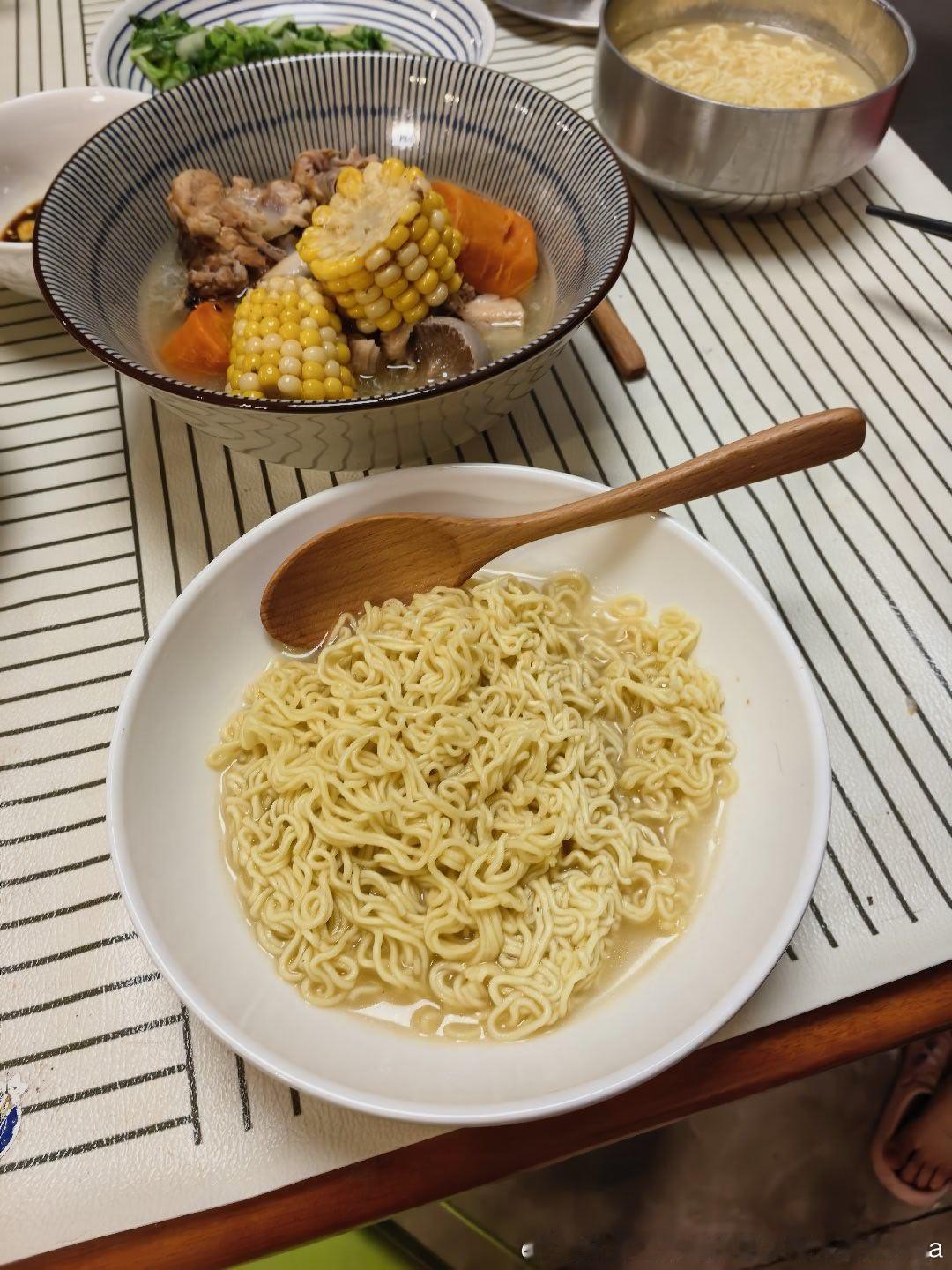 今天想吃泡面晚餐