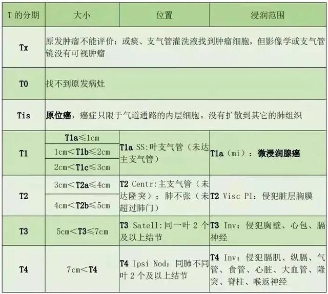 肺癌 TNM 分期快速记忆法, 再也不怕记不住了!