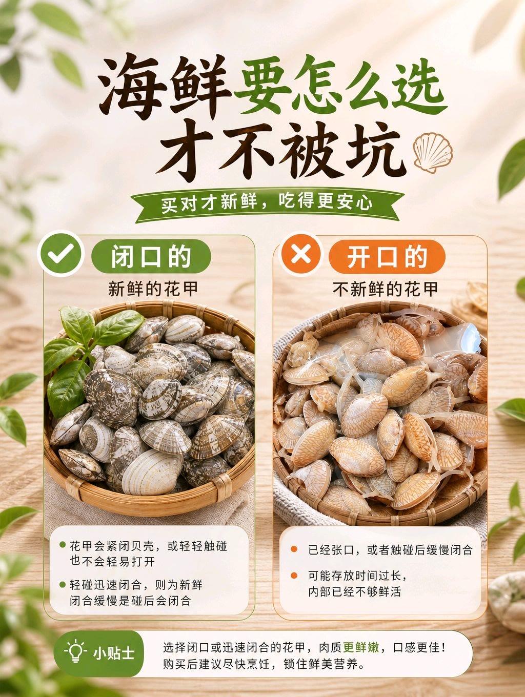海鲜你知道怎么挑选吗。一起来看看这些海鲜到底要怎么挑选，避免买到不新鲜的食物科