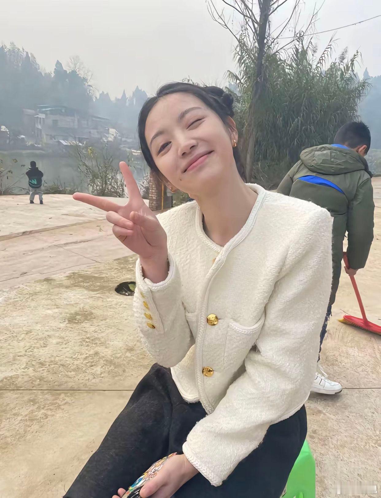 女明星在老家也是星光熠熠！