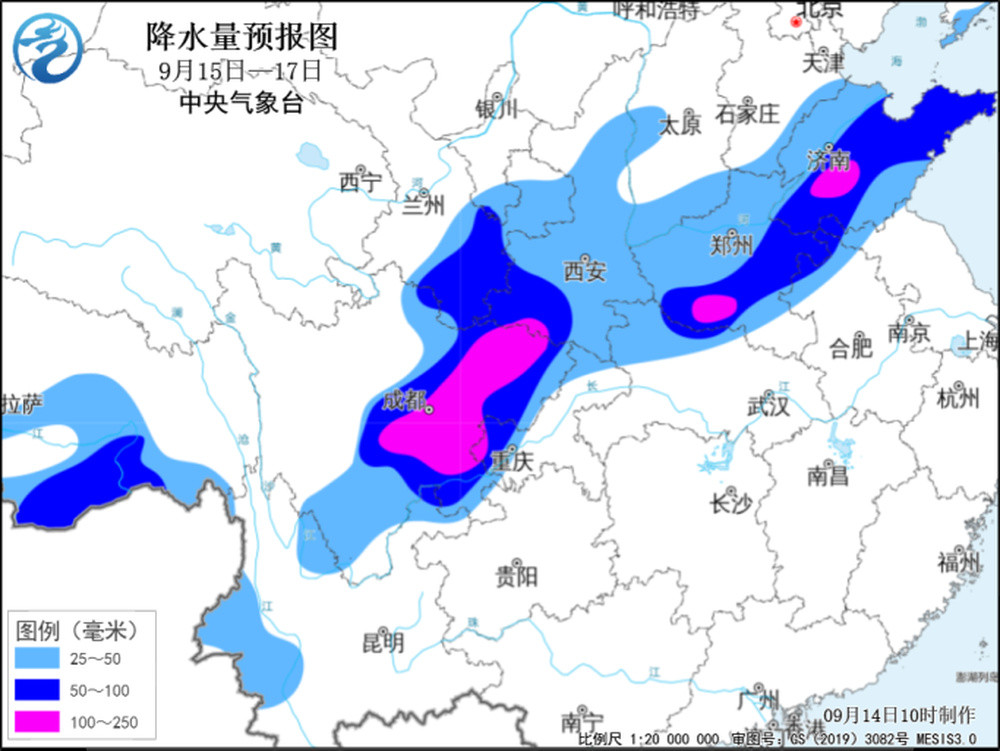 江南高温天气逐渐结束, 华西河南警惕暴雨次生灾害