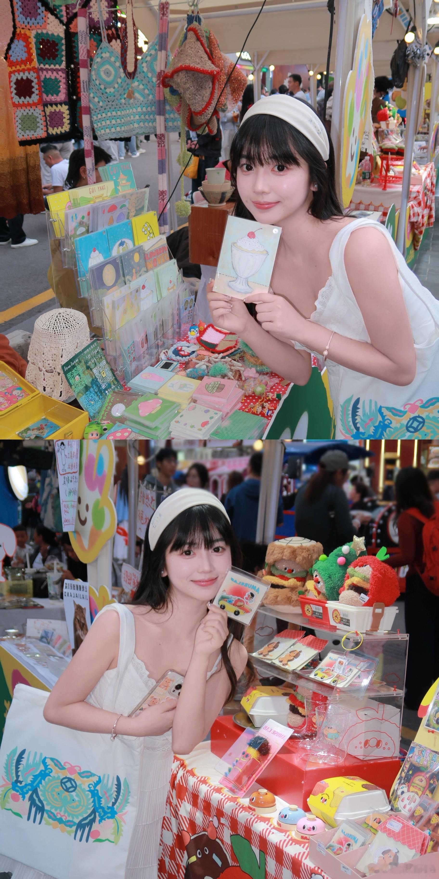 去逛可爱的市集小铺好多童趣的店好喜欢吖​​​