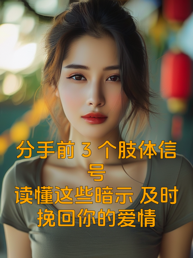 分手前3个肢体信号：读懂这些暗示，及时挽回你的爱情