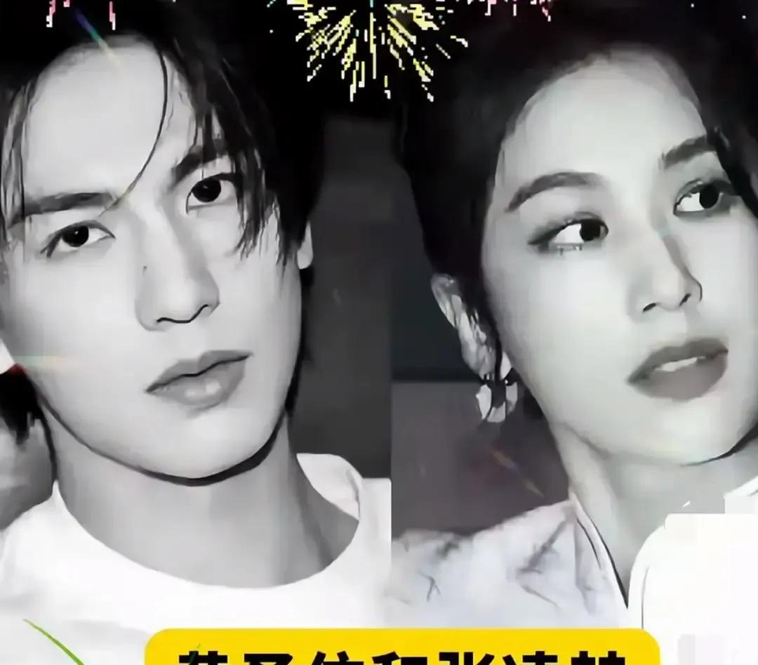 黄圣依和张凌赫的侧脸对比图一出来，我差点以为是谁把黄圣依古装剧照P成男装。鼻梁