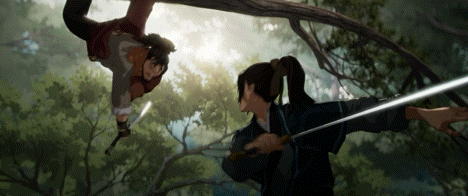 这才是二次元武侠该有的样子不得了啦！《笑傲江湖·曲一》动画电影预告太惊艳，各路