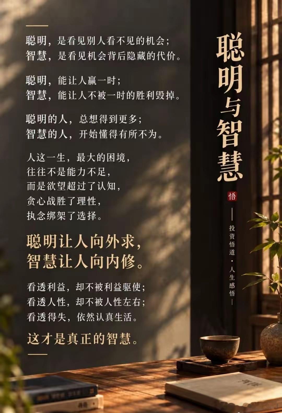 聪明与智慧​​​