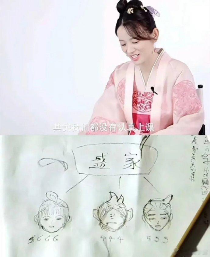 《知否》以为大家都在认真上课，结果都在画画​​​