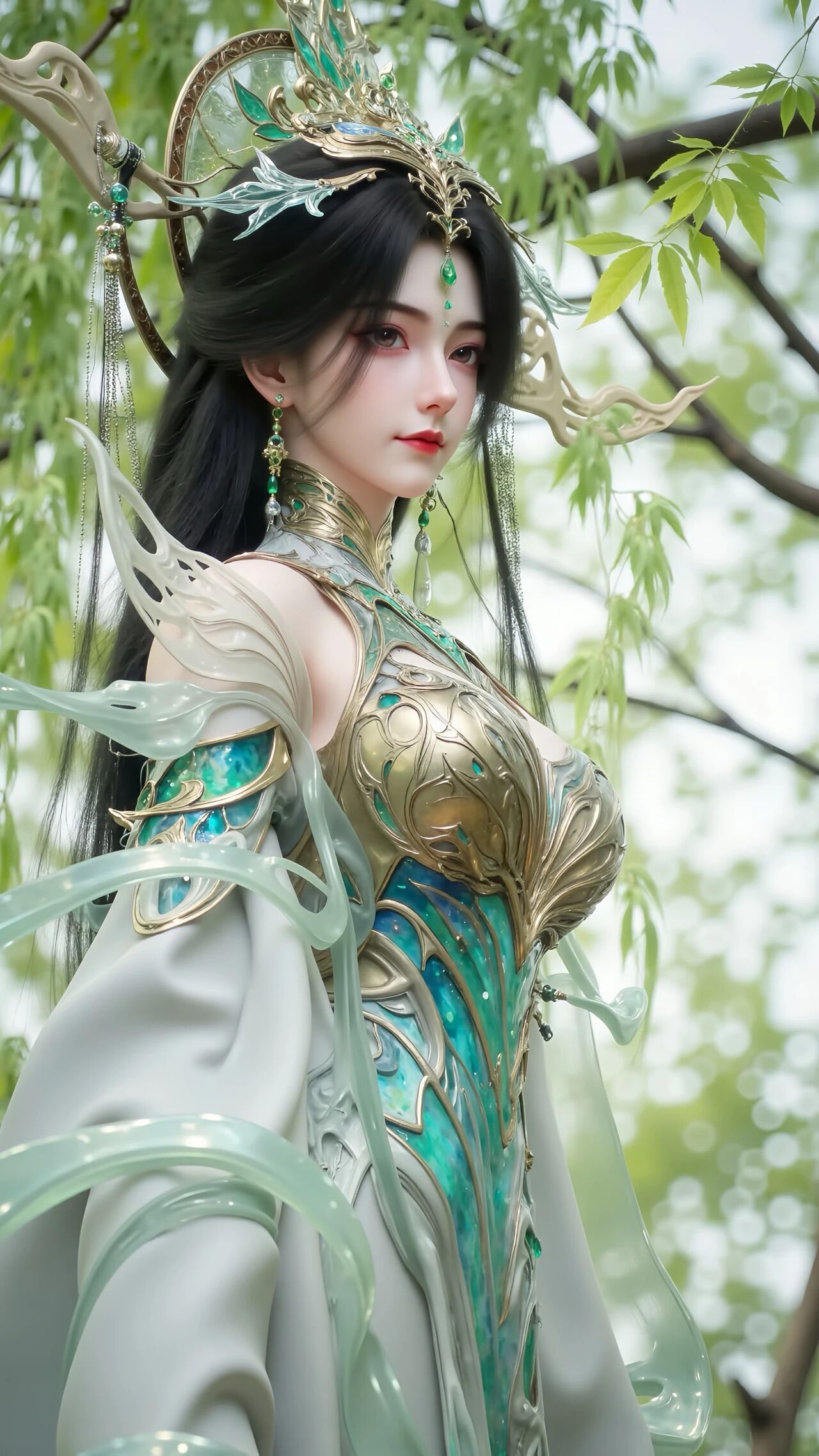 完美世界动画柳神▶精美壁纸很难被超越的存在，大爱柳妈！