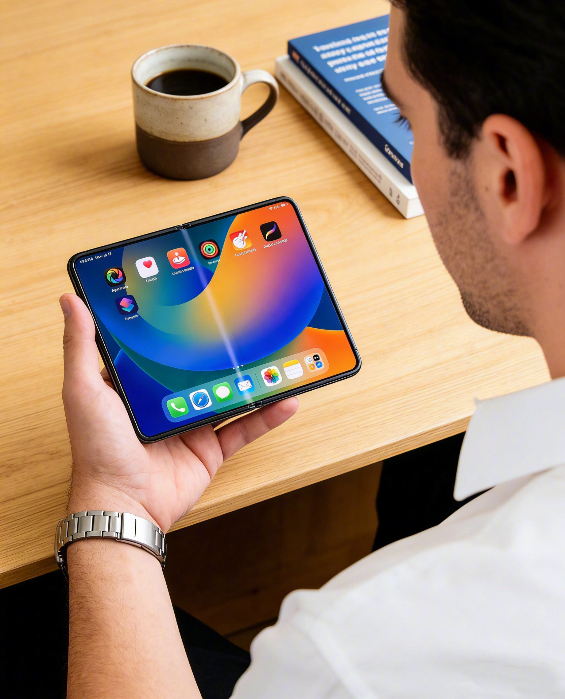 苹果今年首款折叠屏iPhone基本稳了，目前已进入量产筹备阶段，预计秋季和iPh