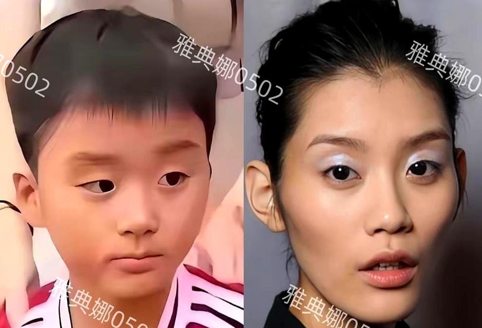 奚梦瑶儿子的正脸这次真被拍到了。今年三月何猷君带俩孩子去看球赛，六岁的何广燊正脸头一回清清楚楚露在镜