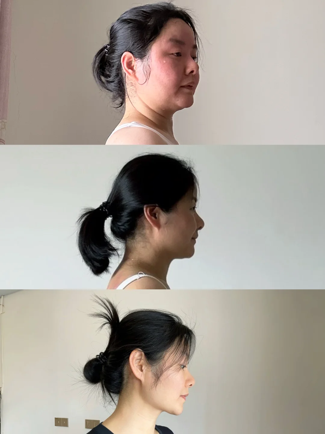 练背练出下颌线了