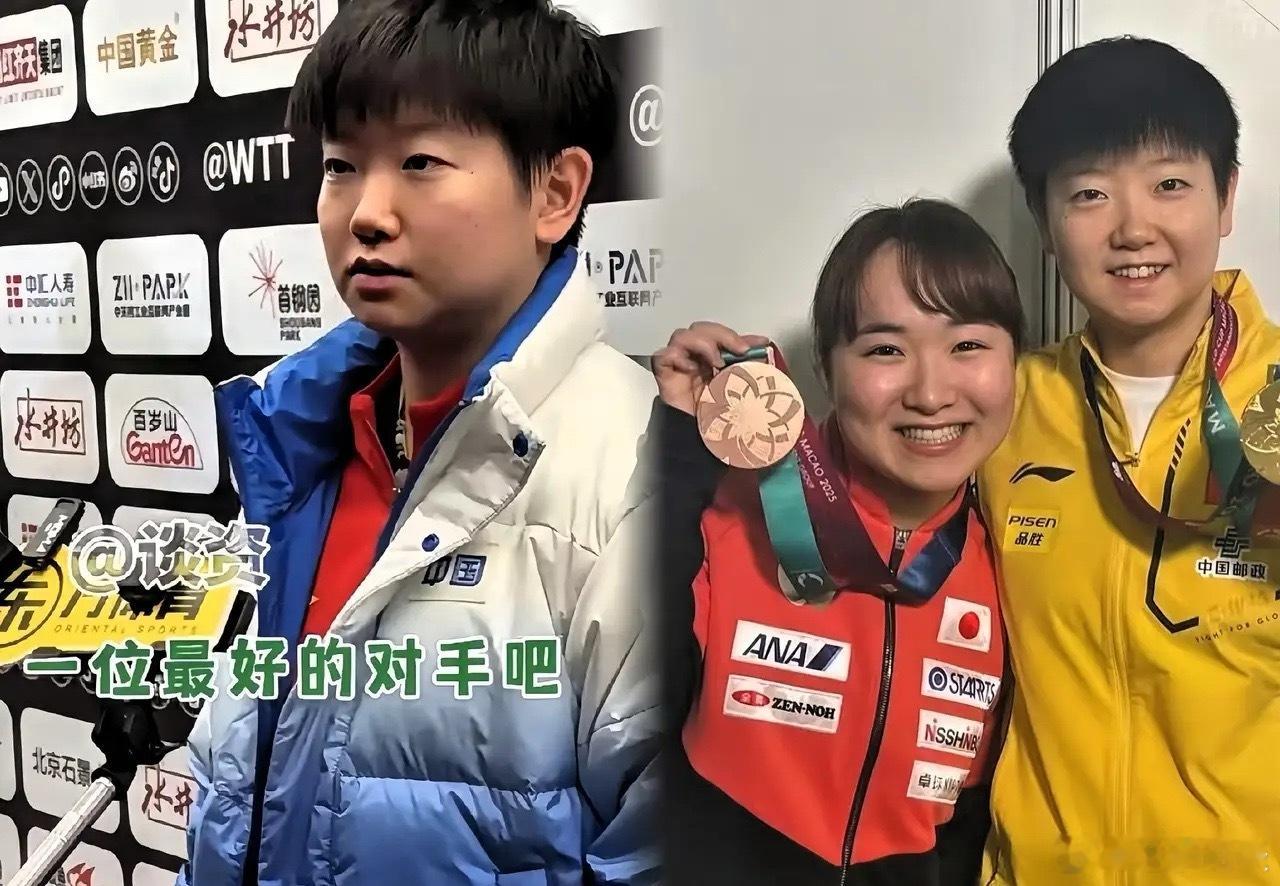 伊藤美诚心里，一直挺感激莎莎的。想当年她在日本国内没少挨骂，处境艰难，是莎莎公开