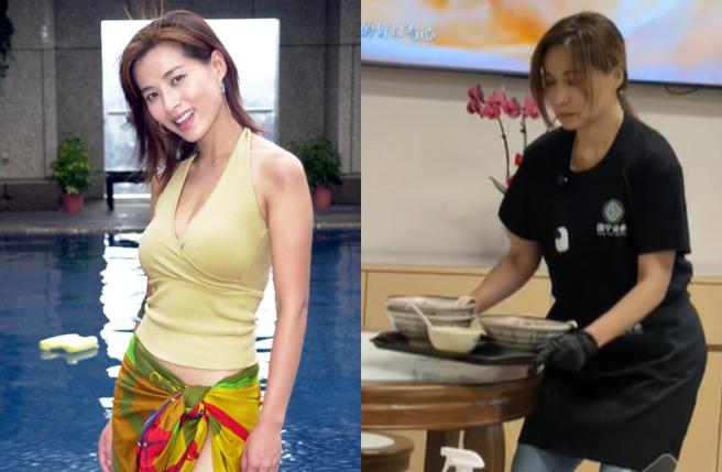 51岁港星麦家琪，扎根广东小县城卖10元云吞，穿工服擦桌子收碗筷。2026年2