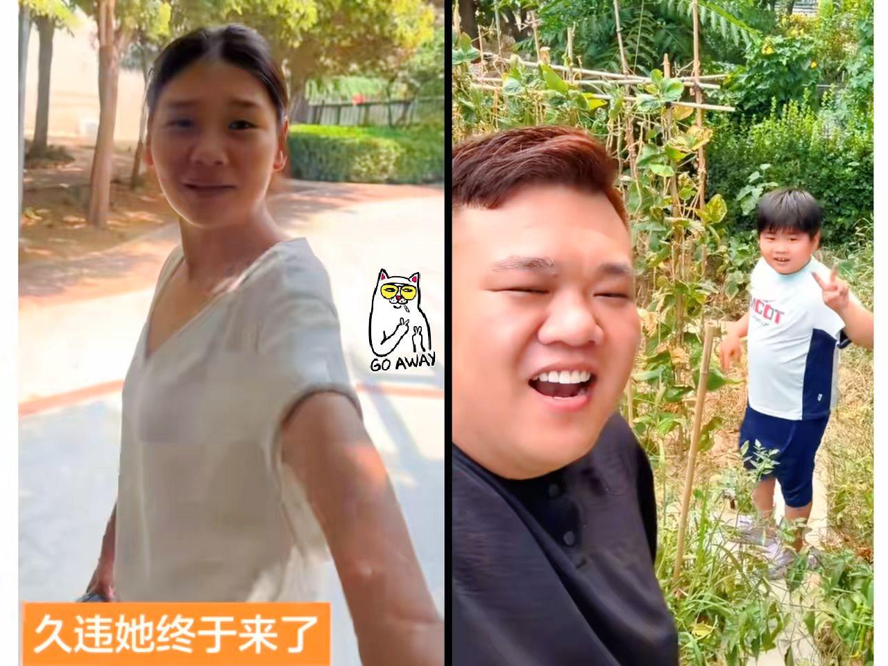 解清帅的大嫂在大家的千呼万唤下，终于出镜了。大嫂孟月身穿白裙，挽着头发，她在林