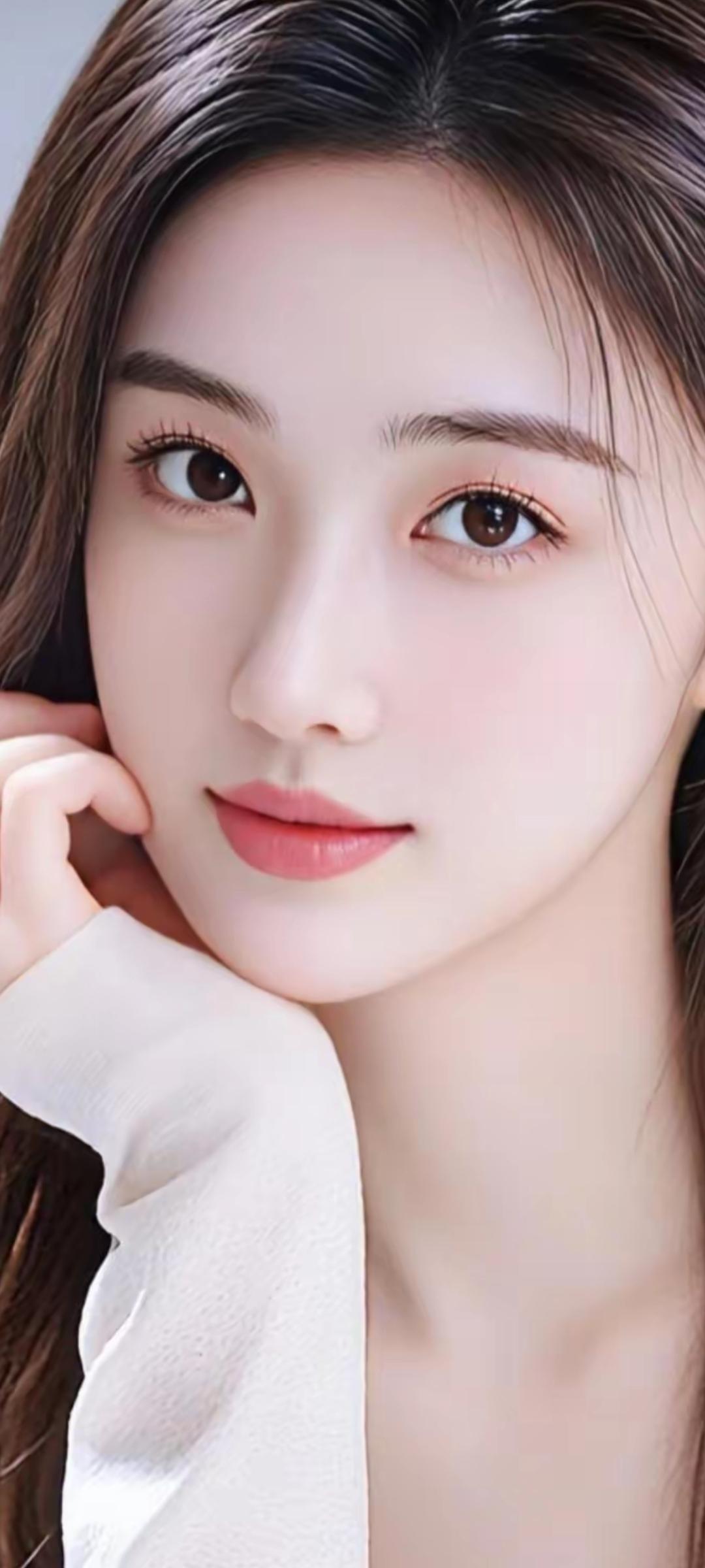 温柔甜美的少女，浅笑如花，让人心动不已！🌸💕