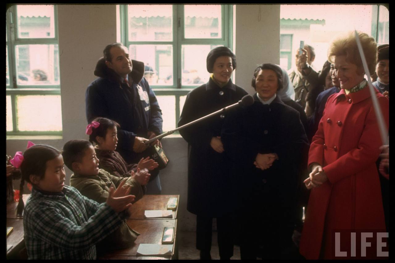 美国《LIFE》杂志摄影师JohnDominis1972年2月拍摄的尼克松访华