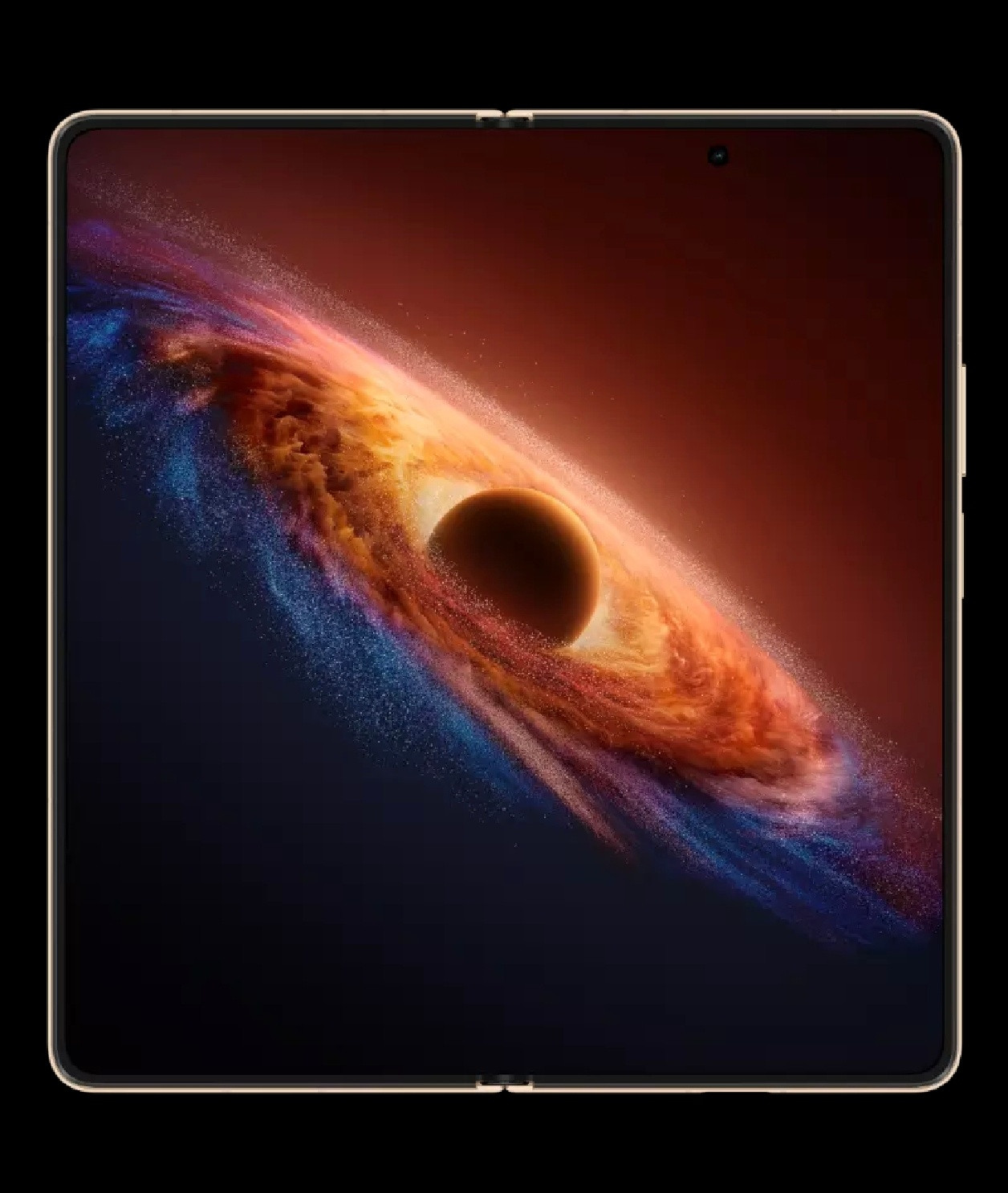 荣耀MagicV6官图，R角对称了，好评！屏幕边框也特别窄，好评！