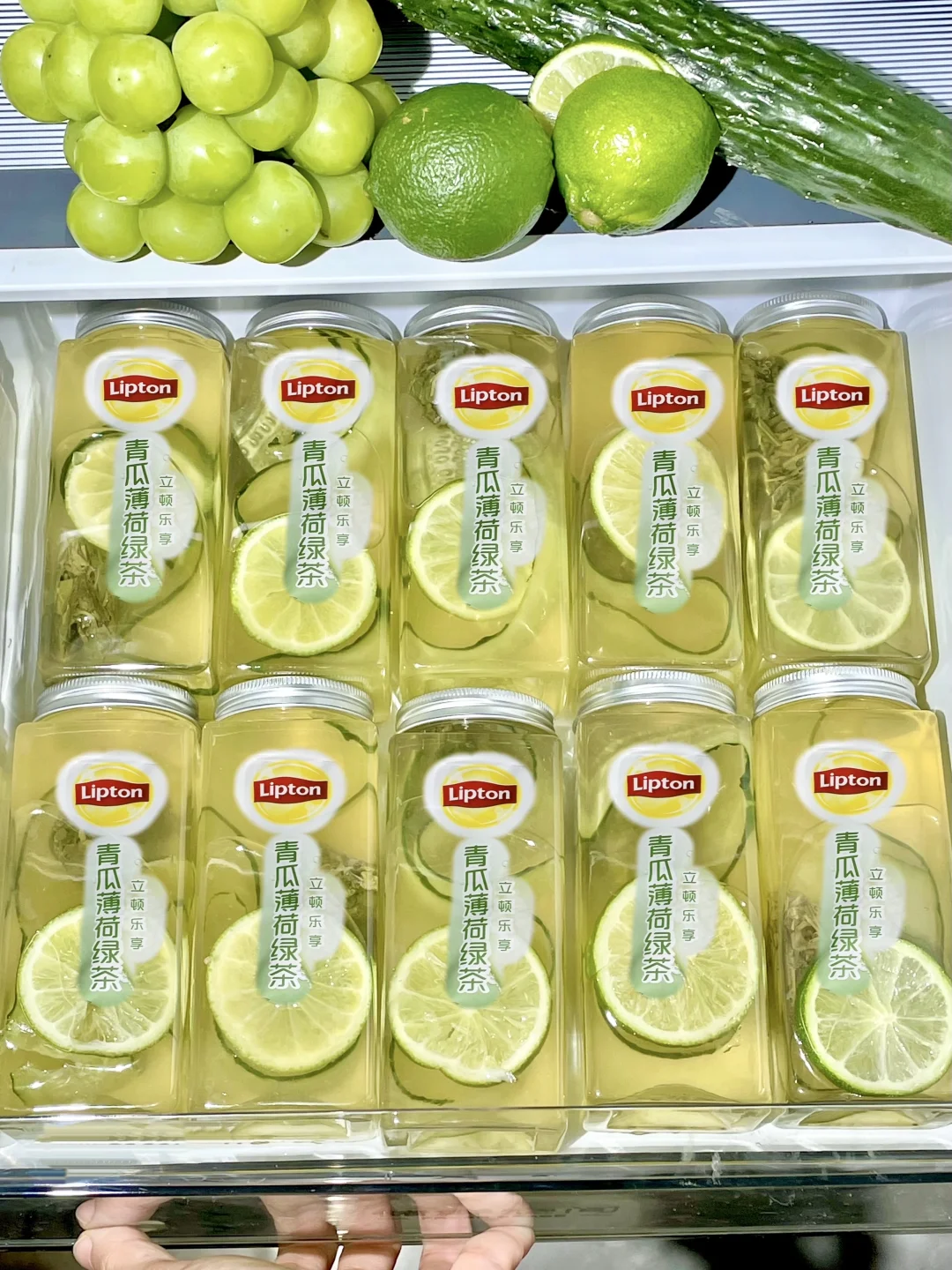 每天2000ml青瓜薄荷绿茶水，真的能管住嘴！！