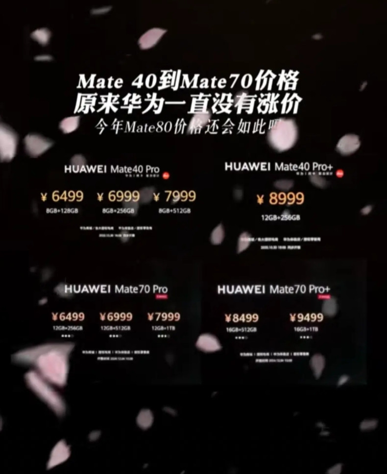 5年过去了，华为旗舰首发依然没有涨价。5年过去了，从mate40到现在的Ma