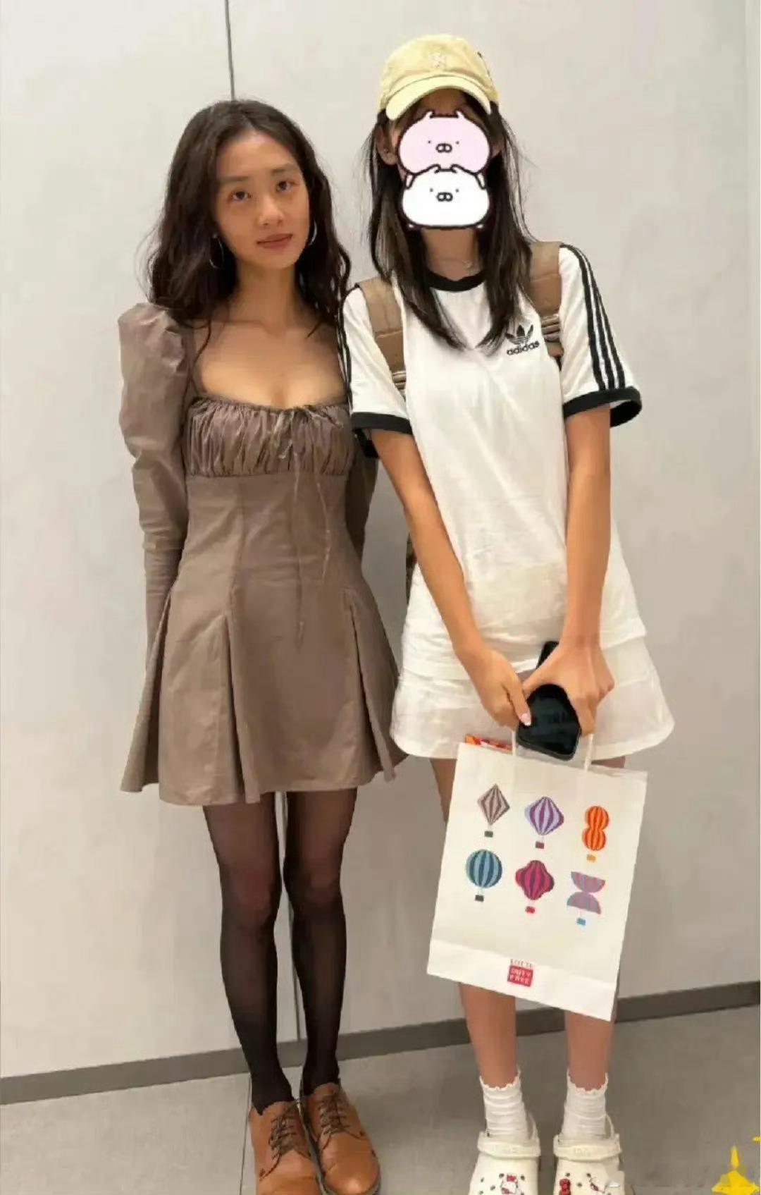 黄磊女儿国外被偶遇，黄多多打扮偏成熟，气质真的绝了！