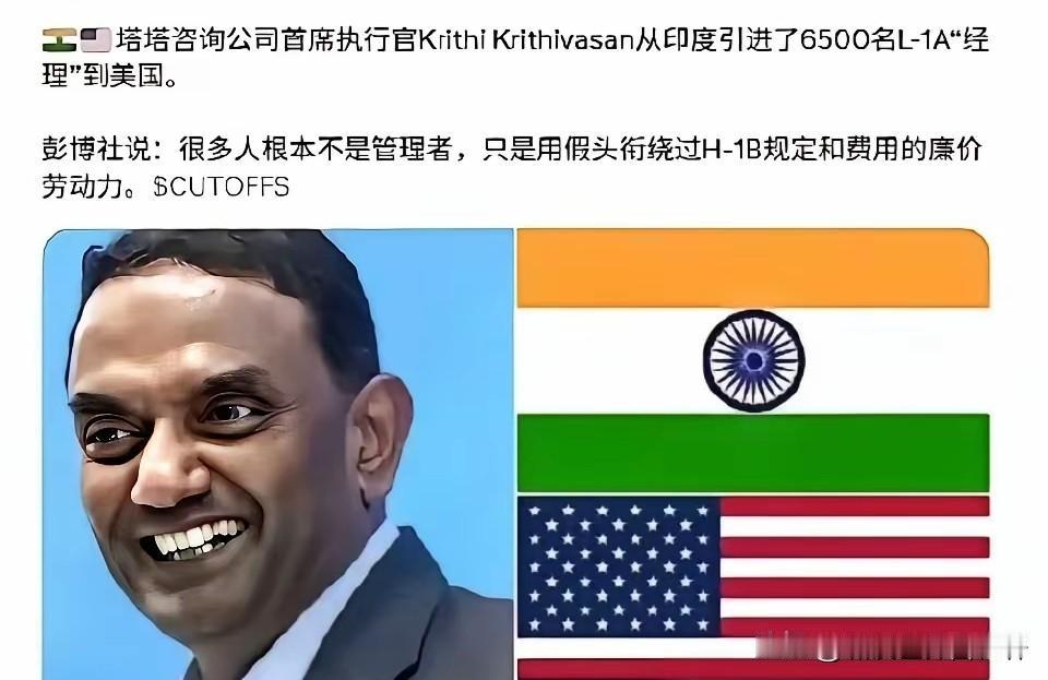 彭博社报道，从印度引进的所谓人才，很多都不是管理者，只是用假头衔，绕过规