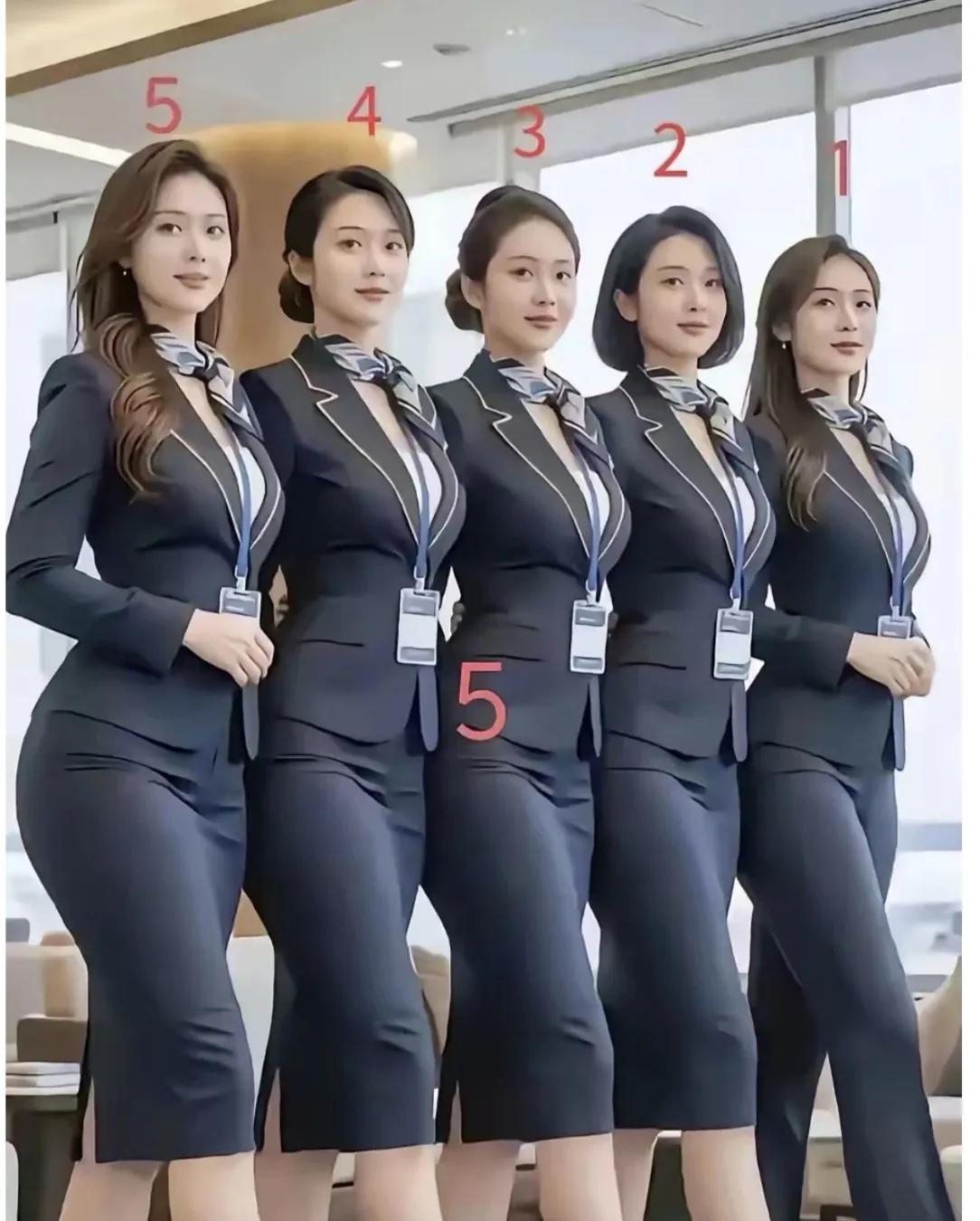 凭第一直觉，如果让你选择一个导购，你会选择几号？