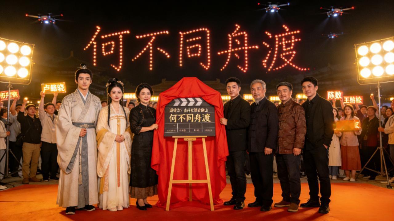 2026古装剧王炸预定！《何不同舟渡》官宣，檀健次卢昱晓乱世同舟太好磕20