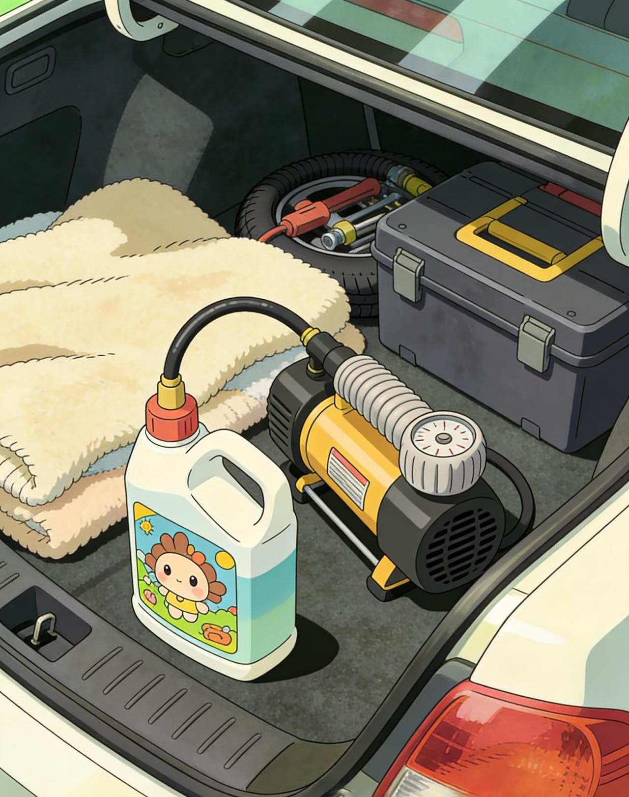 新车取消备胎，替代方案与实际利弊说明现在很多新车出厂时不再配备传统备胎，纯电