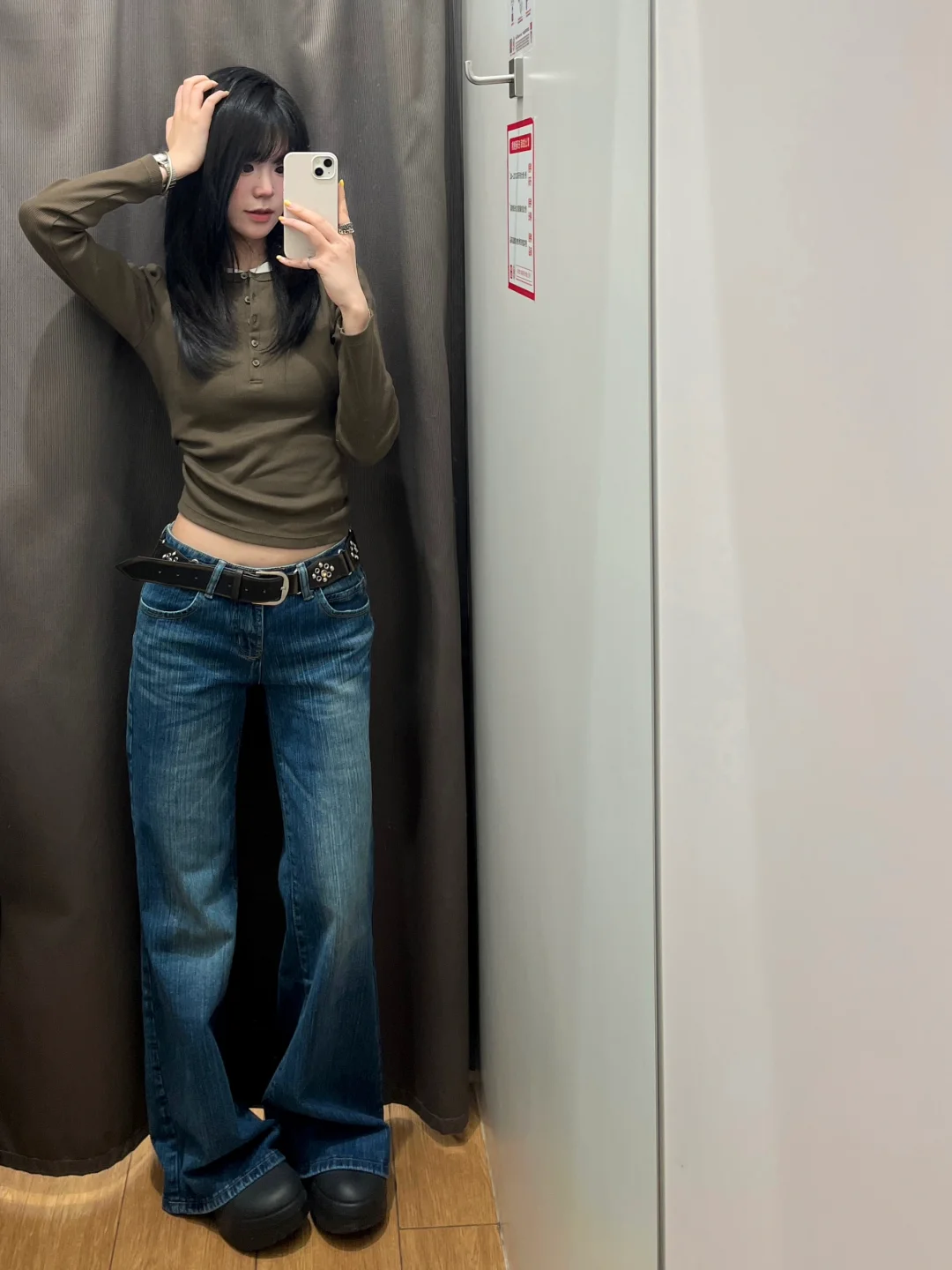 哭了😭优衣库平平无奇亨利小衫谁来懂一下