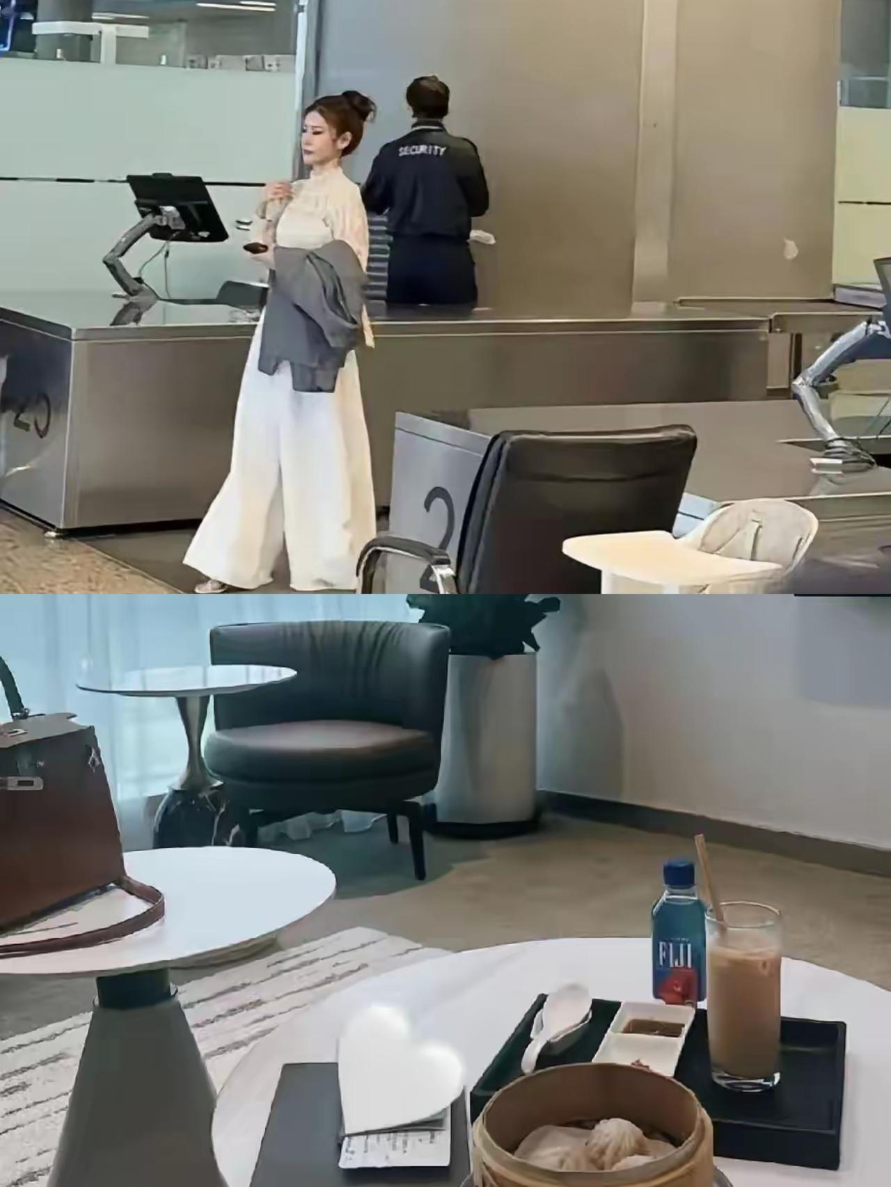 谁懂啊！马筱梅机场路透直接把豪门松弛感拉满，自带贵气根本不用刻意摆拍。白裙配丸