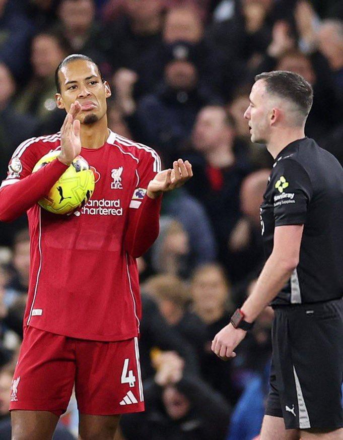 【多说无用】范戴克谈上半场自己的进球被判无效：“在足球比赛中，裁判会做出关键判罚