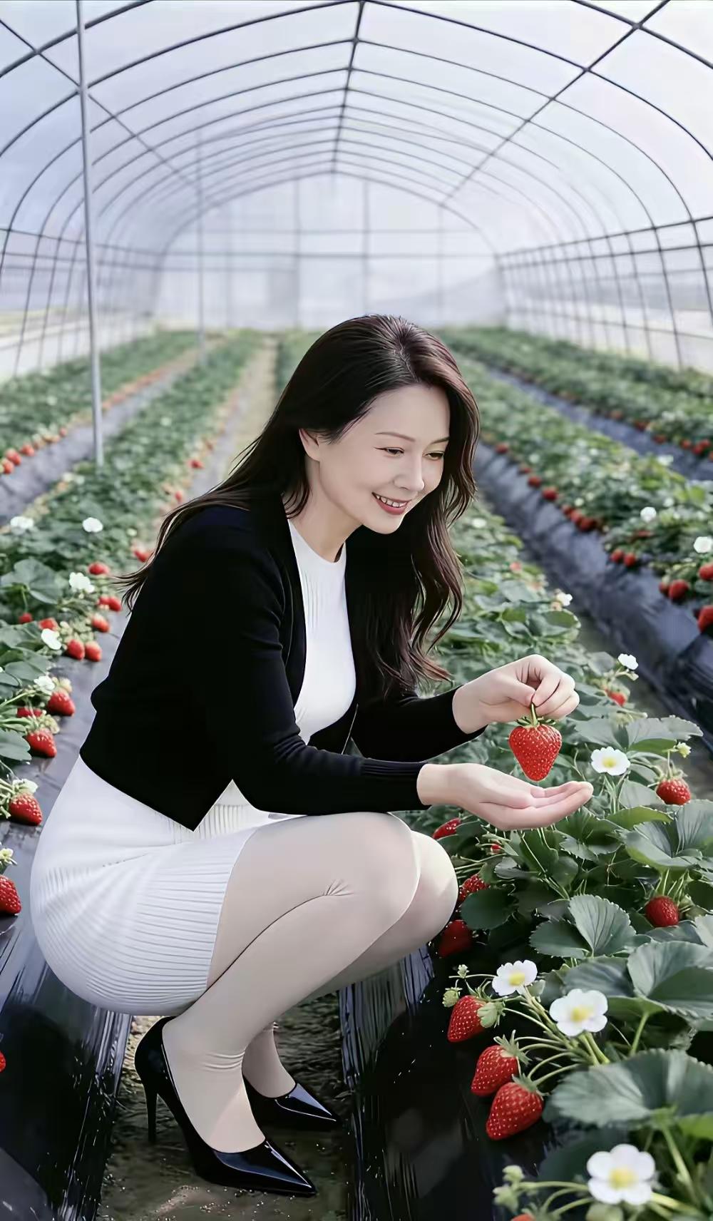 捣练子·农家女创业辞学府，务农耕，大棚兴建志如虹。但愿知音同携手，并肩创