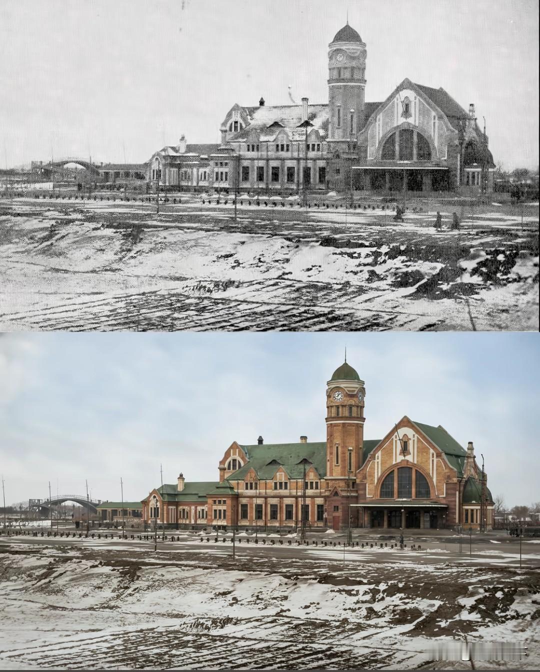 1914年的济南老火车站（津浦线）