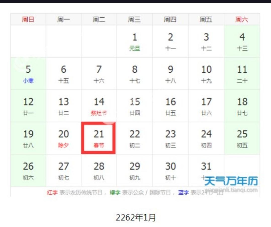 243年后，也就是2262年，人类竟然要过两个春节？这究竟是怎么回事？原来，在