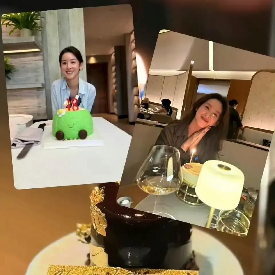 章泽天32岁生日照流出，她站在伦敦自家客厅，一手托小蛋糕，背后是落地窗外泰晤士河