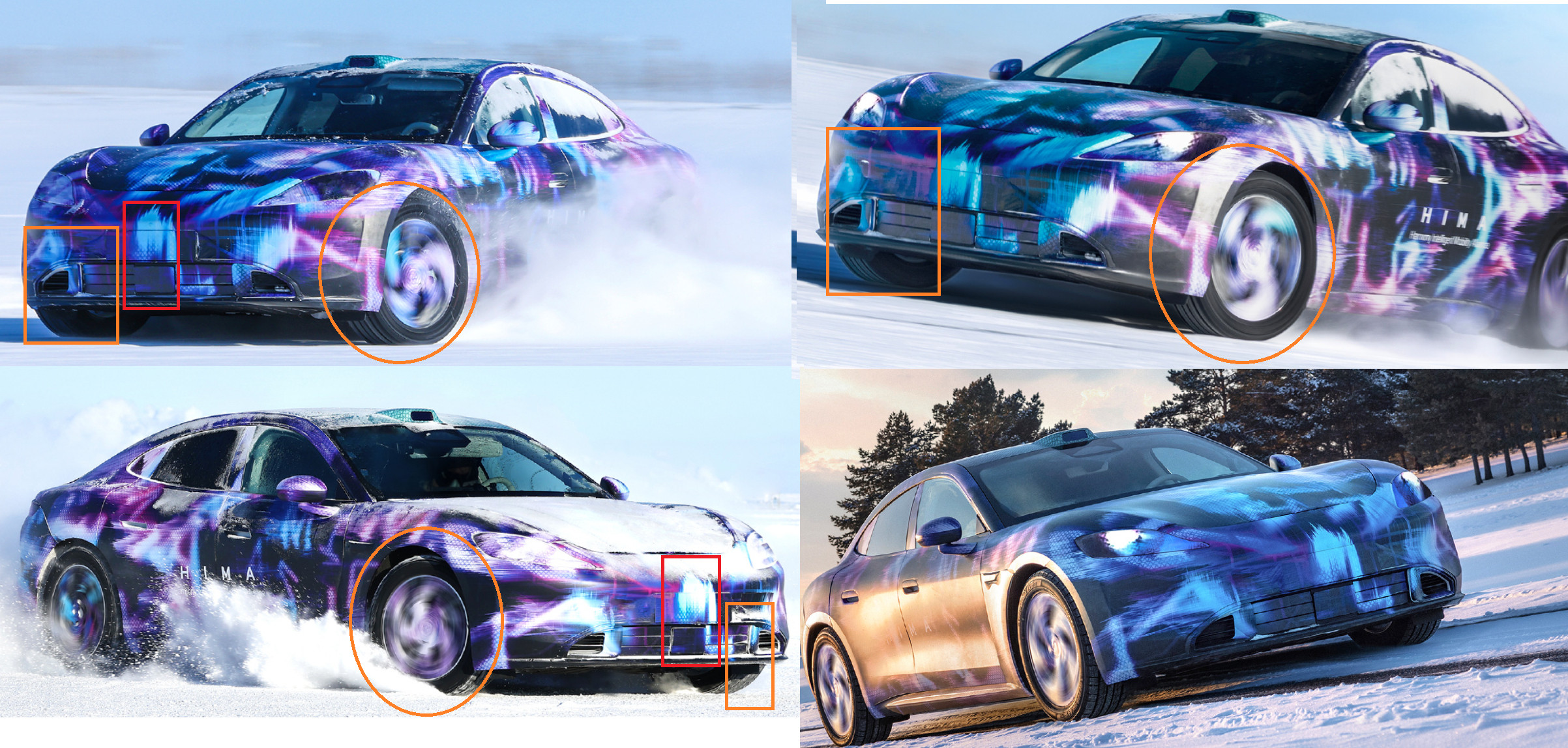 尚界汽车回应说，所有的图片都是真实实拍，非AI。看来尚界汽车已经掌握了无人驾驶漂