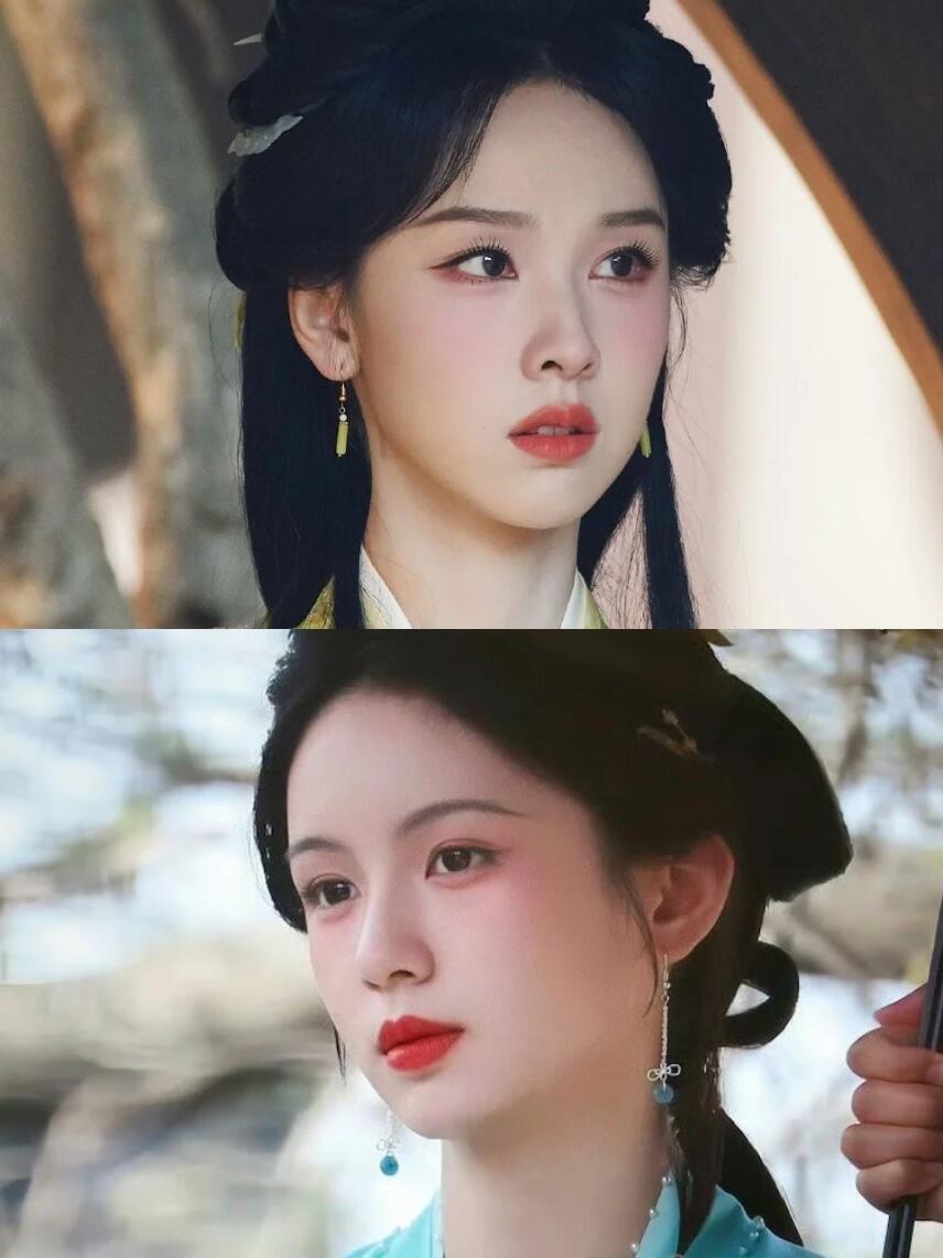 谁懂这两位的细眉古典造型​​​