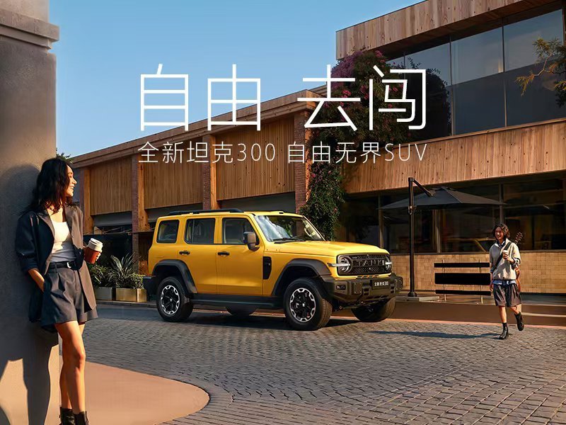 全新坦克300年轻人的大玩具好看好开还好玩的全新坦克300终于来了！属于年轻
