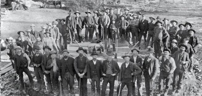 1891年，美国数十名伐木工，用了8天时间，砍倒了一棵100米高的千年红杉树，而