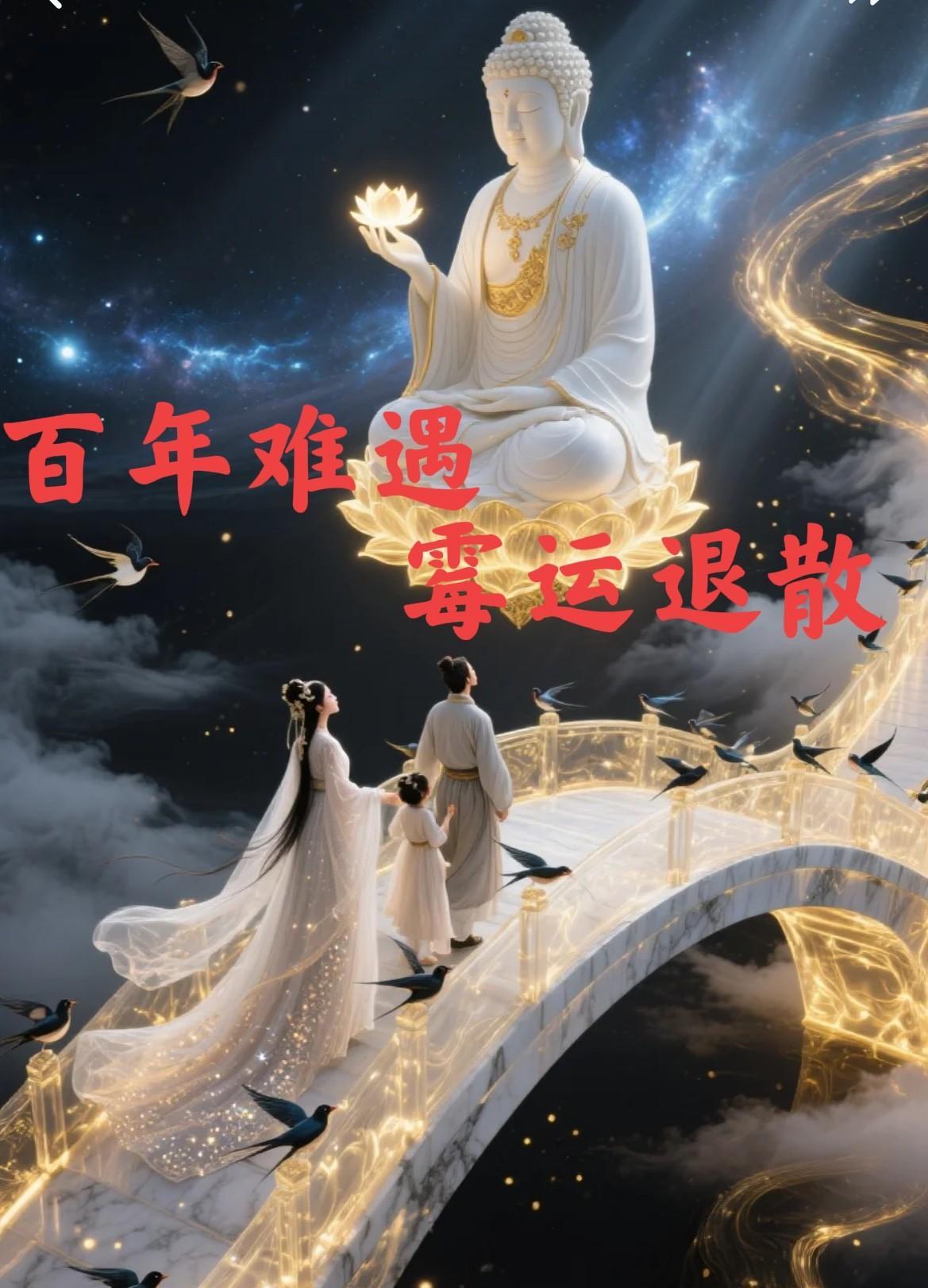 百年一遇！佛祖送福！留下“霉运退散”，开启逆风翻盘的幸运之路！百年一遇！佛祖说