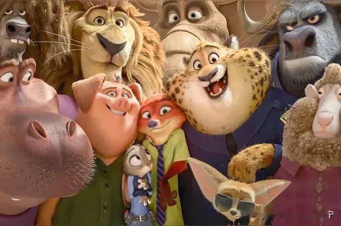 《疯狂动物城》好看！！延续了第一部的精彩～～没让人失望!!!!非常美国