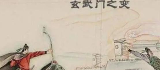 三个儿子在玄武门自相残杀时，李渊正在海池泛舟。尉迟敬德穿着铠甲、握着长矛，径直来