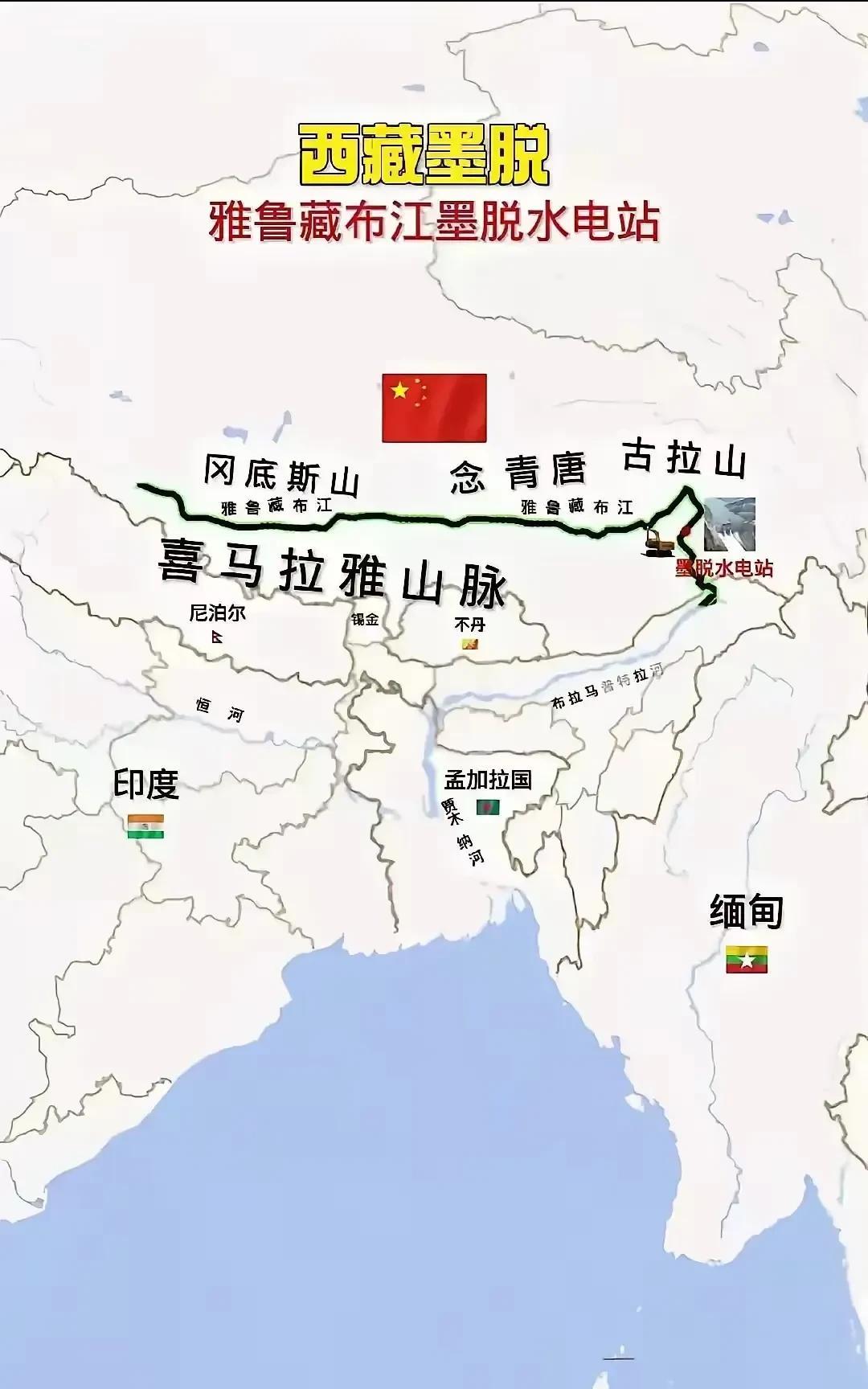 雅鲁藏布江水电站要开建了。这是国家水力发电项目的又一大手笔，规划装机容量500