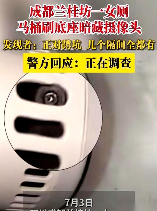 四川一个商场里，男人站在女厕所门口，手插在口袋里，眼睛盯着走廊尽头的盆栽。他没