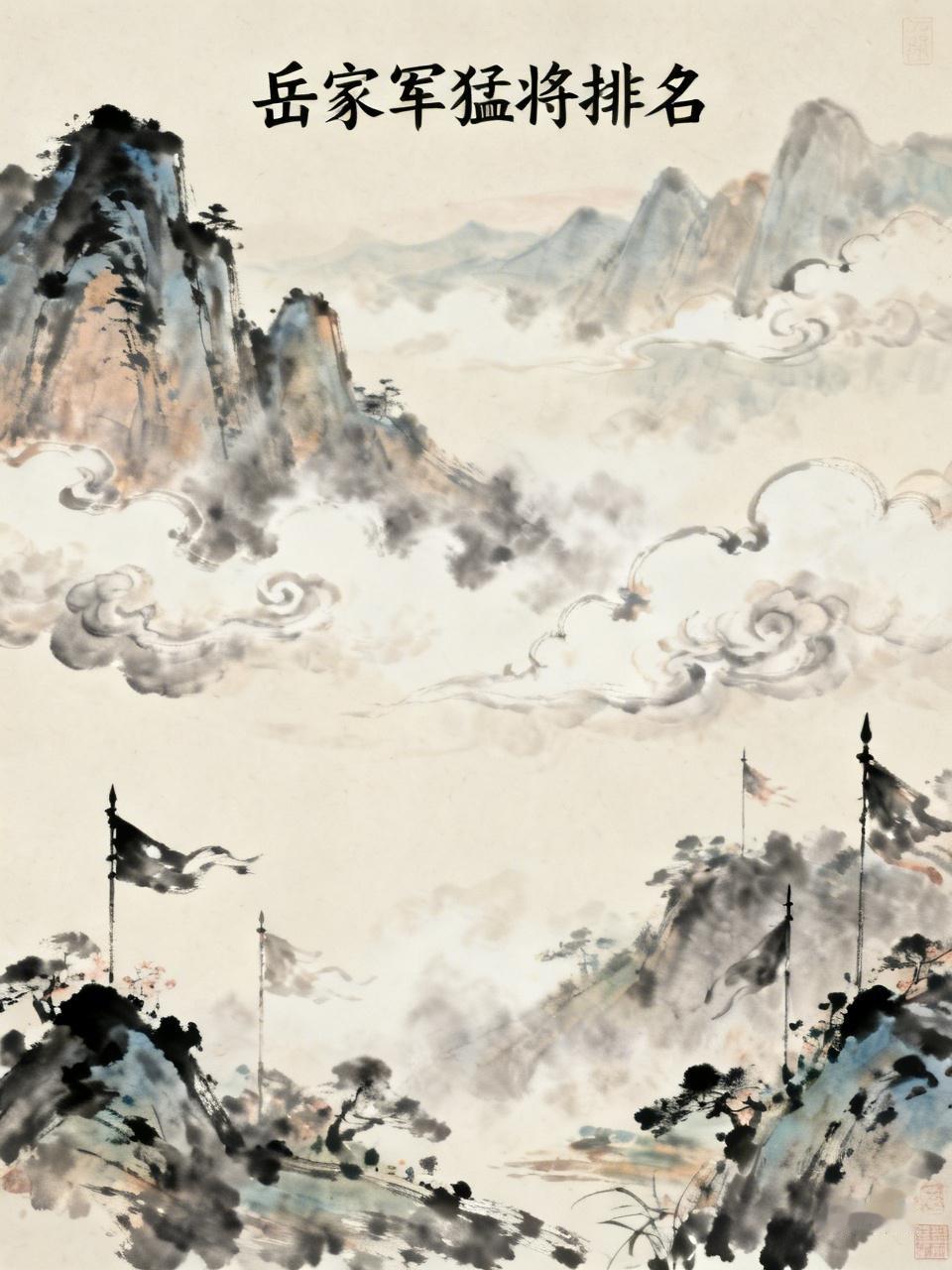 对于岳家军猛将排名，我觉得不能完全认可。就拿《说岳全传》里的排名来说，高宠被公认