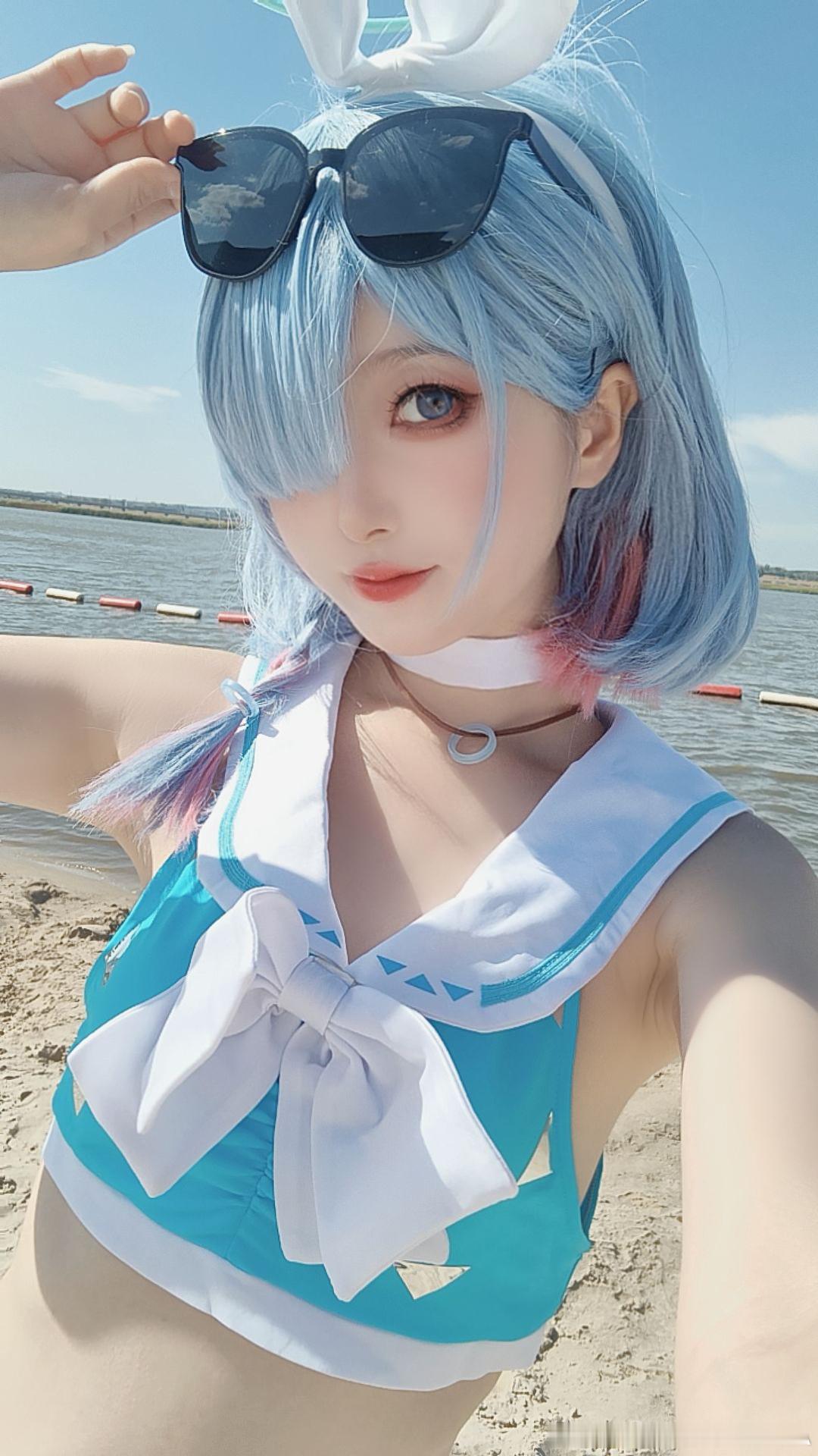 cosplay阿罗娜泳装点亮你的次元图鉴动漫嘉年华二次元快乐日二次元c