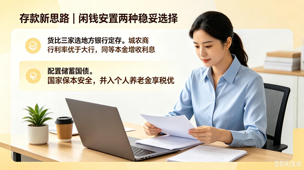 存20万三年利息不到一万块！大额存单彻底凉了，钱该往哪儿放？昨天去银行办业务，
