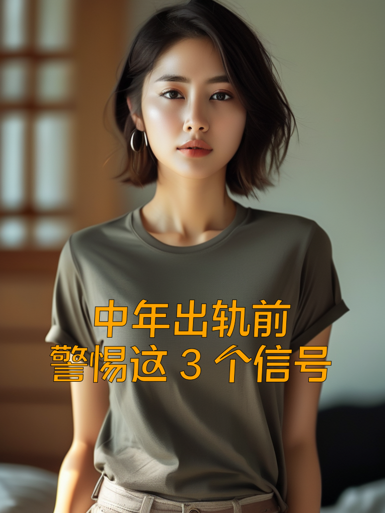 中年出轨前，警惕这3个信号